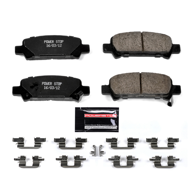Power Stop 03-06 Subaru Baja Rear Z23 Evolution Sport Brake Pads w/Hardware thumbnail 2