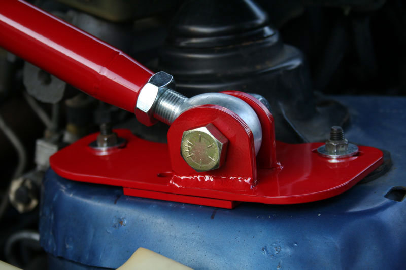 UMI Performance 82-92 GM F-Body Adjustable Strut Tower Brace (LS Only) - Red thumbnail 3