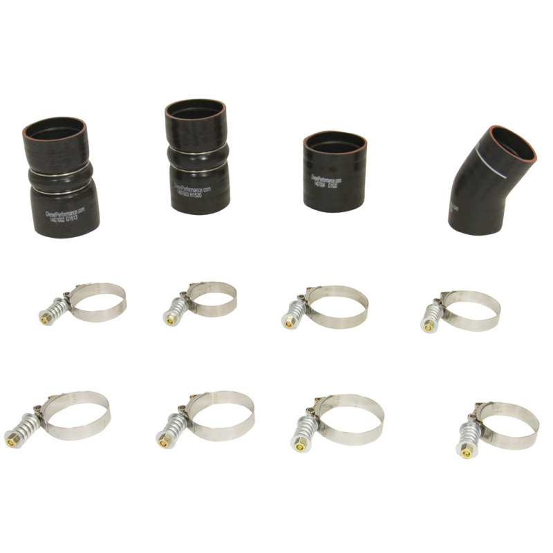 BD Diesel BD 6.0L Powerstroke Intercooler Hose & Clamp Kit Ford 2003-2007