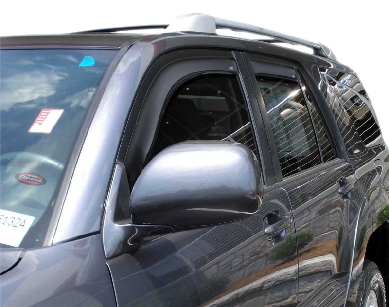 AVS 03-09 Toyota 4Runner Ventvisor In-Channel Front & Rear Window Deflectors 4pc - Smoke thumbnail 2