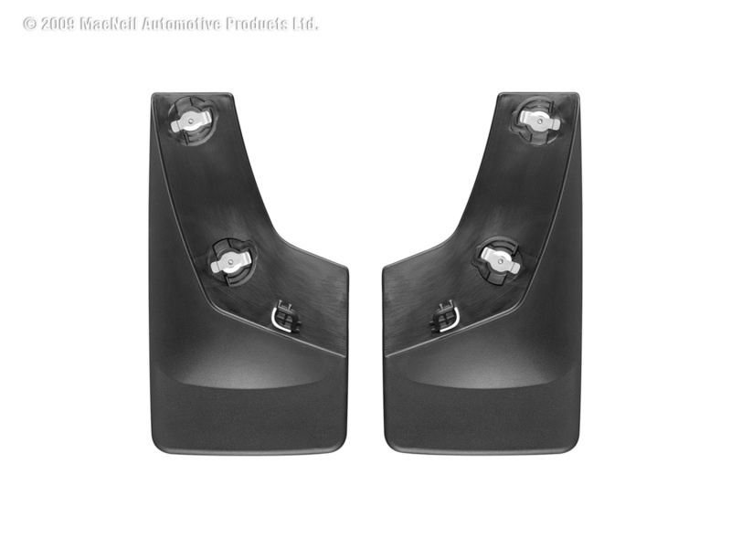 WeatherTech 07-13 GMC Sierra No Drill Mudflaps - Black thumbnail 3