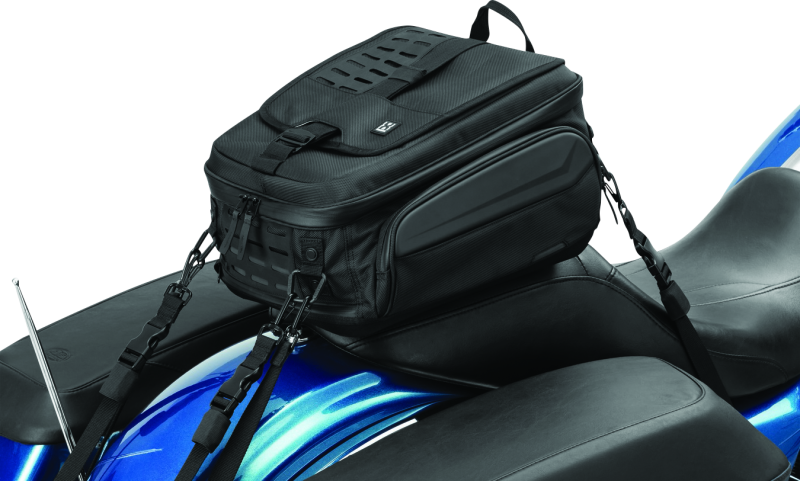 Kuryakyn XKursion XB Ambassador Tail Bags 5256 Saddle Bags, Ambassador, Bag,, Passenger Seat, Rear Fender, 1,680 Denier, Black, Each thumbnail 6