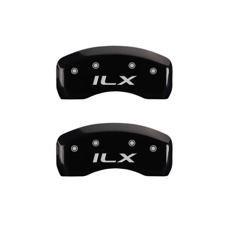MGP 4 Caliper Covers Engraved Front Acura Rear ILX Black Finish Silver Char 2017 Acura ILX thumbnail 7
