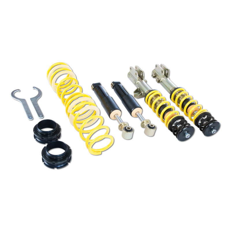 ST Suspensions Performance Coilover Kits 13266004 Kit, Performance, Front and Rear, Twin-Tube, Aluminum Body, Yellow Powdercoated Spring, Hyundai, Kit thumbnail 3