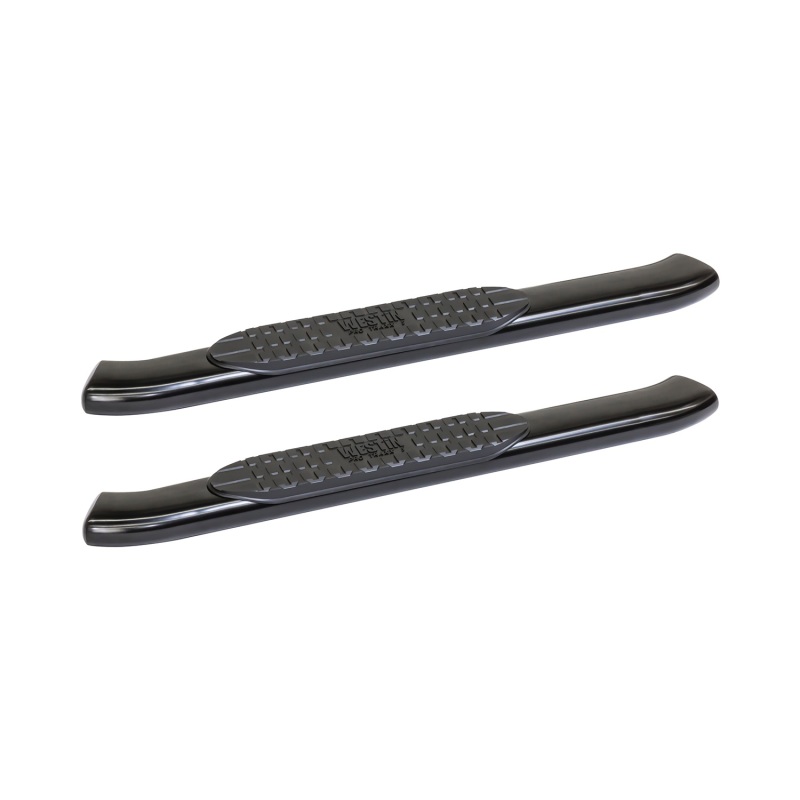 Westin 2014-2018 Chevy Silverado 1500 Reg Cab PRO TRAXX 5 Oval Nerf Step Bars - Black thumbnail 3