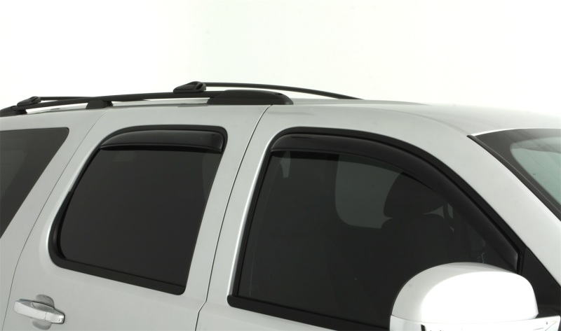 AVS 07-14 Chevy Tahoe Ventvisor In-Channel Front & Rear Window Deflectors 4pc - Smoke thumbnail 2