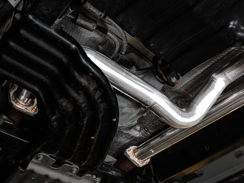 AWE Tuning 2021 RAM 1500 TRX 0FG Cat-Back Exhaust - Diamond Black Tips thumbnail 5