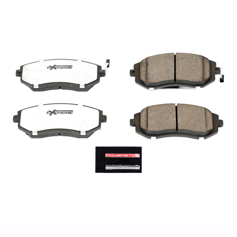 Power Stop 05-06 Saab 9-2X Front Z26 Extreme Street Brake Pads w/Hardware thumbnail 2
