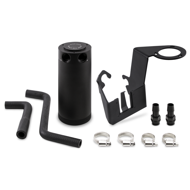 Mishimoto 03-06 Nissan 350Z / 04-07 Infiniti G35 VQ35DE PCV-Side Direct Fit Baffled Catch Can Kit thumbnail 2