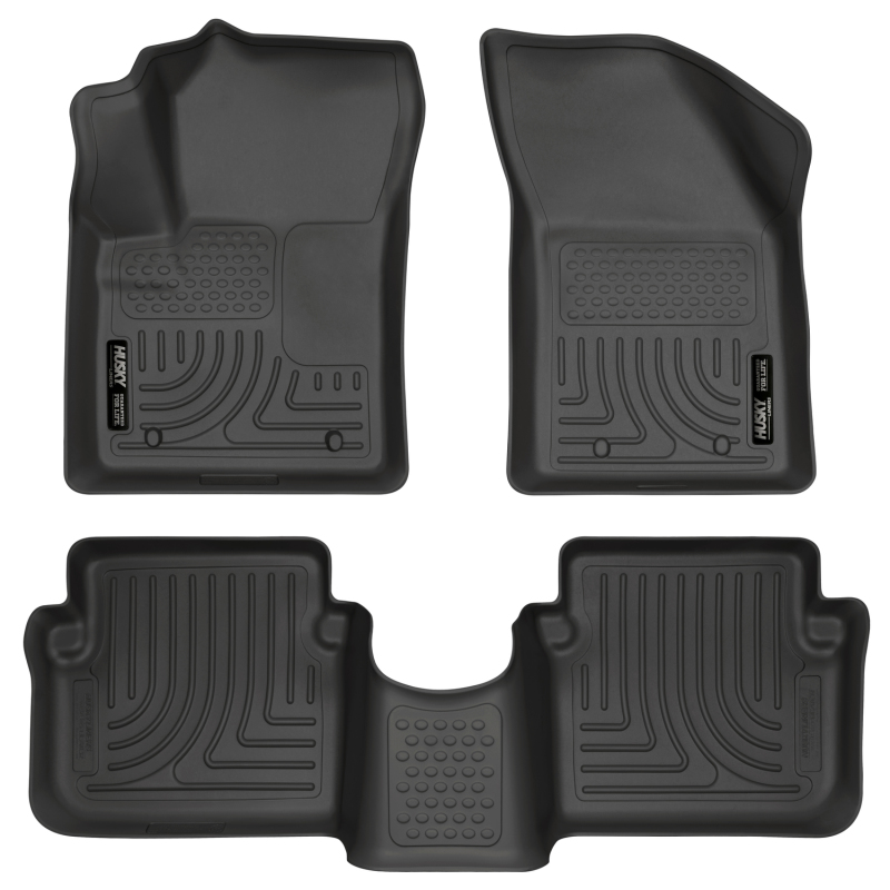 Husky Liners 11-12 Dodge Avenger/Chrysler 200 WeatherBeater Combo Black Floor Liners thumbnail 3
