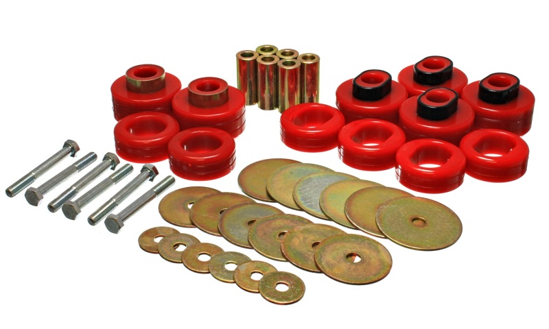 Energy Suspension Ford Rear Subframe Bushing Set - Red thumbnail 7