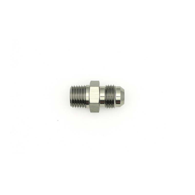 DeatschWerks 6AN Male Flare to 1/4in Male NPT Adapter - Anodized Matte Black thumbnail 6