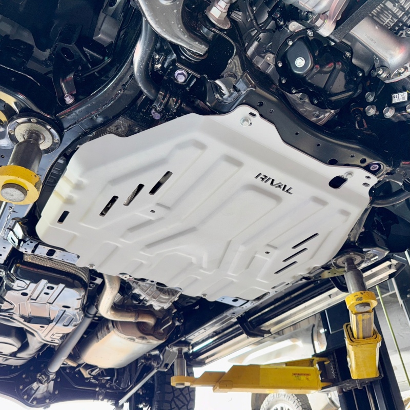 Rival 24-26 Toyota Tacoma i-Force Max Hybrid Aluminum Transmission Catalytic Converter Skid Plate