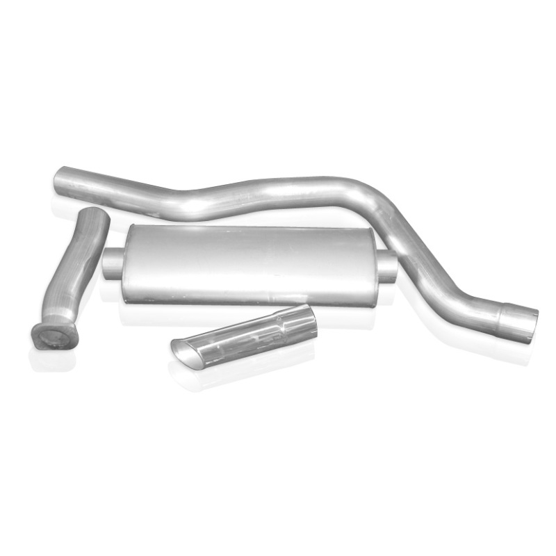 Stainless Works 2006-09 Chevy 6.0L Trailblazer SS 3-1/2in Catback Single Chambered Muffler Factory thumbnail 4