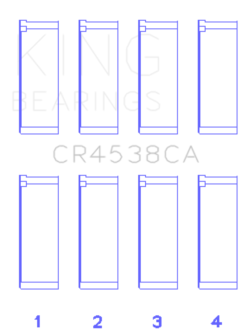King Engine Bearings Mini Cooper S/Cooper S Conv/Works W11B16A Rod Bearing Set - Size +0.25mm thumbnail 3
