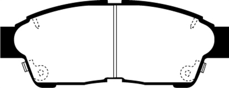 EBC 93-97 Geo Prizm 1.6 Greenstuff Front Brake Pads thumbnail 5