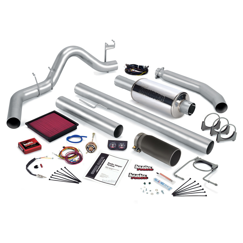 Banks Power 99-00 Dodge 5.9L Ext Cab Stinger System - SS Single Exhaust w/ Chrome Tip thumbnail 6