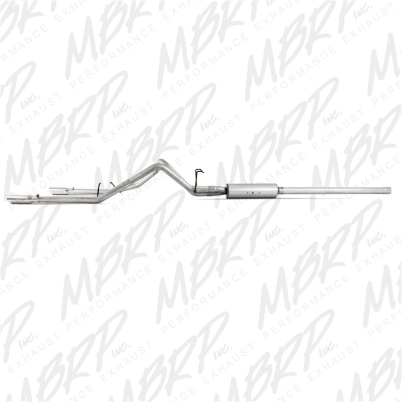 MBRP 2006-2008 Dodge Ram Hemi 1500 5.7L SC/CC-SB Cat Back Dual Split Rear thumbnail 7