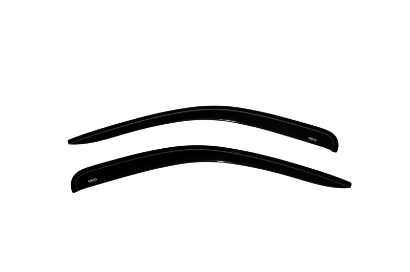 AVS 05-10 Dodge Dakota Quad Cab Ventvisor Outside Mount Window Deflectors 2pc - Smoke thumbnail 3