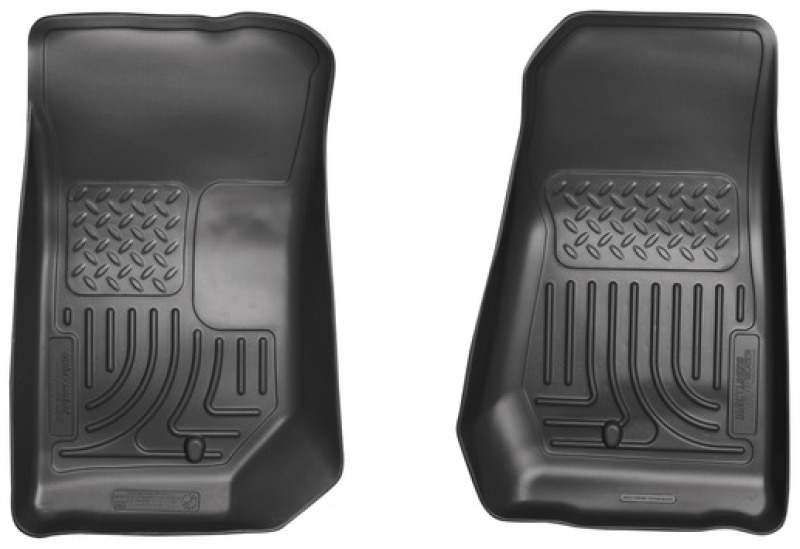 Husky Liners 07-12 Jeep Wrangler WeatherBeater Black Floor Liners thumbnail 7