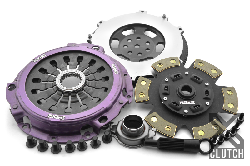 XClutch 1997 Mitsubishi Lancer EVO IV 2.0L Stage 2R Extra HD Sprung Ceramic Clutch Kit thumbnail 3