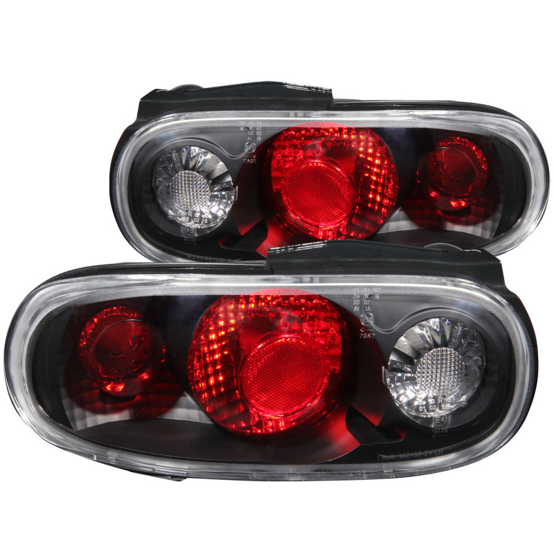 ANZO 1990-1997 Mazda Miata Taillights Black thumbnail 7
