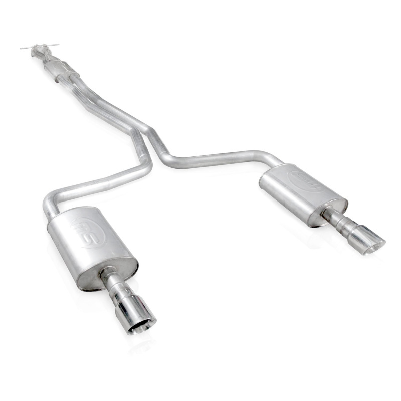 Stainless Works 2010-18 Ford Taurus SHO V6 2-1/2in Catback Chambered Mufflers X-Pipe thumbnail 6