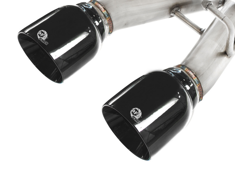 aFe MACH Force XP Exhaust 304SS Cat-Back w/ Black Tips 2008 VW Golf R32 V5 3.2L thumbnail 8