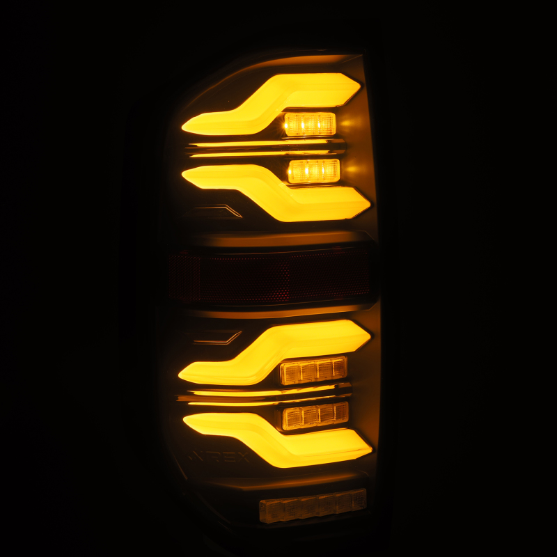 AlphaRex 14-21 Toyota Tundra LUXX LED Taillights Alpha Blk w/Activ Light/Seq Signal thumbnail 4