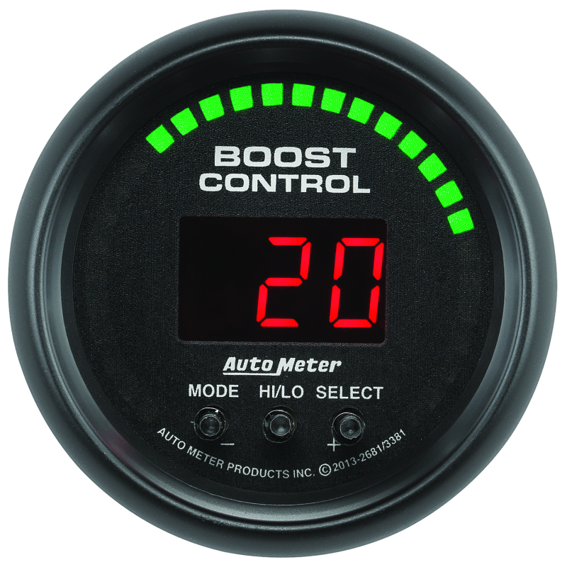 Autometer Z-Series/ES 52mm 30inHG/30psi Digital Boost Controller thumbnail 4