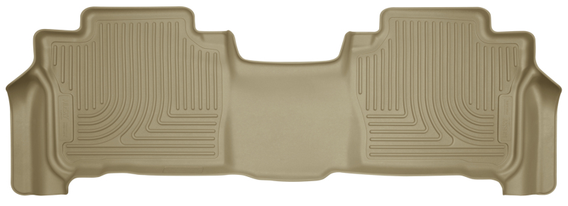 Husky Liners 13-16 Lexus LX570 / 13-16 Toyota Land Cruiser WeatherBeater 2nd Row Tan Floor Liners thumbnail 5