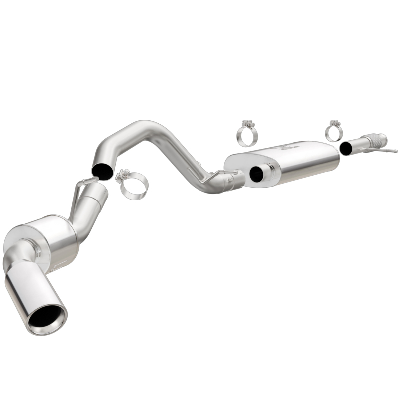 MagnaFlow SYS Cat-Back 2015 Chevrolet Tahoe / GMC Yukon 3in Single Passenger Side Rear Ext. 4in Tip thumbnail 3