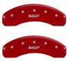 MGP 2 Caliper Covers MGP Red Finish Silver Characters 2018 Chevrolet Tahoe thumbnail 6