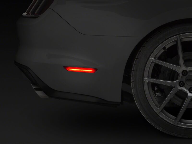 Raxiom 15-23 Ford Mustang Axial Series LED Side Marker Lights- Rear- Red thumbnail 7