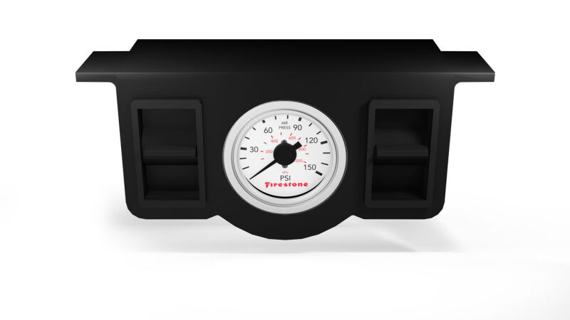 Firestone Pneumatic Dual Pressure Gauge - White Plastic (WR17602574)