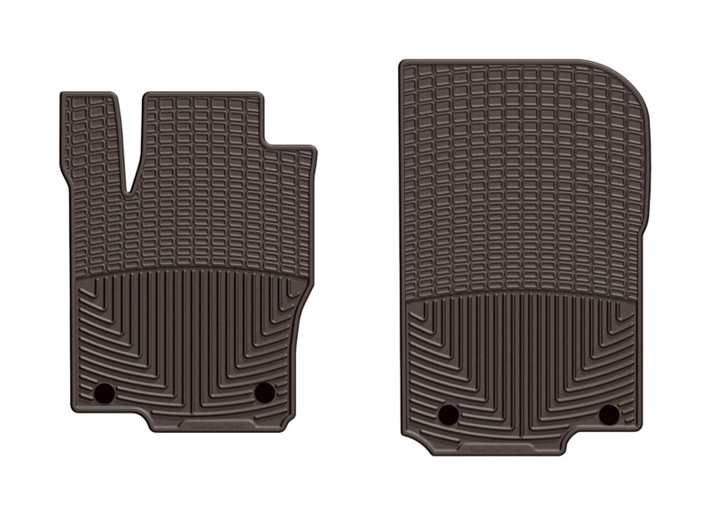 WT Rubber Mats - Front - Cocoa