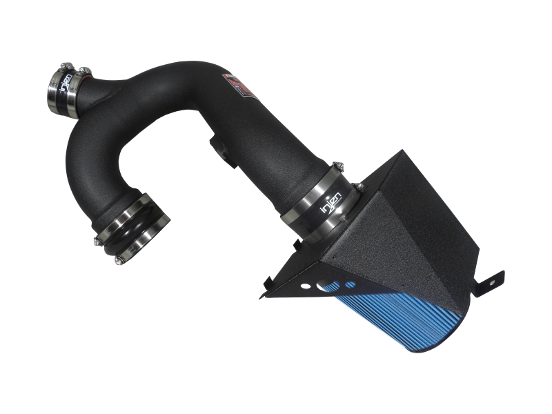 Injen 12-13 Ford F-150 V6 3.5L Eco Boost Engine Short Ram Intake Kit w/ MR Tech - Wrinkle Black thumbnail 4