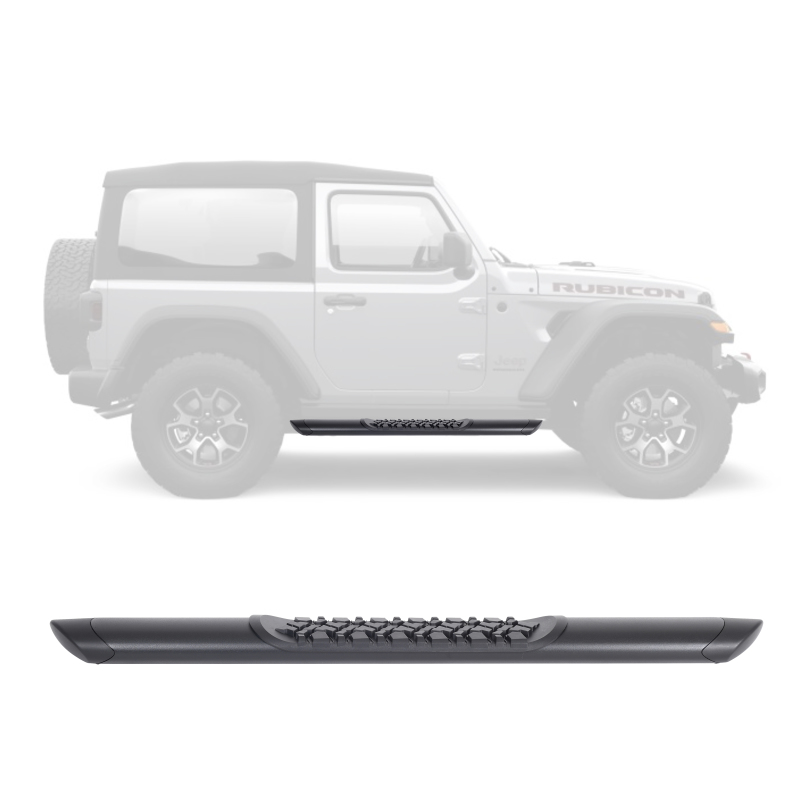Go Rhino V-Series V3 Side Step - Universal 57in. (No Drill/Mounting Brkt Req.) - Tex. Blk thumbnail 8