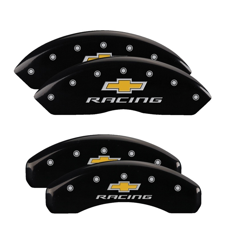 MGP 4 Caliper Covers Engraved Front & Rear MGP Black finish silver ch thumbnail 5