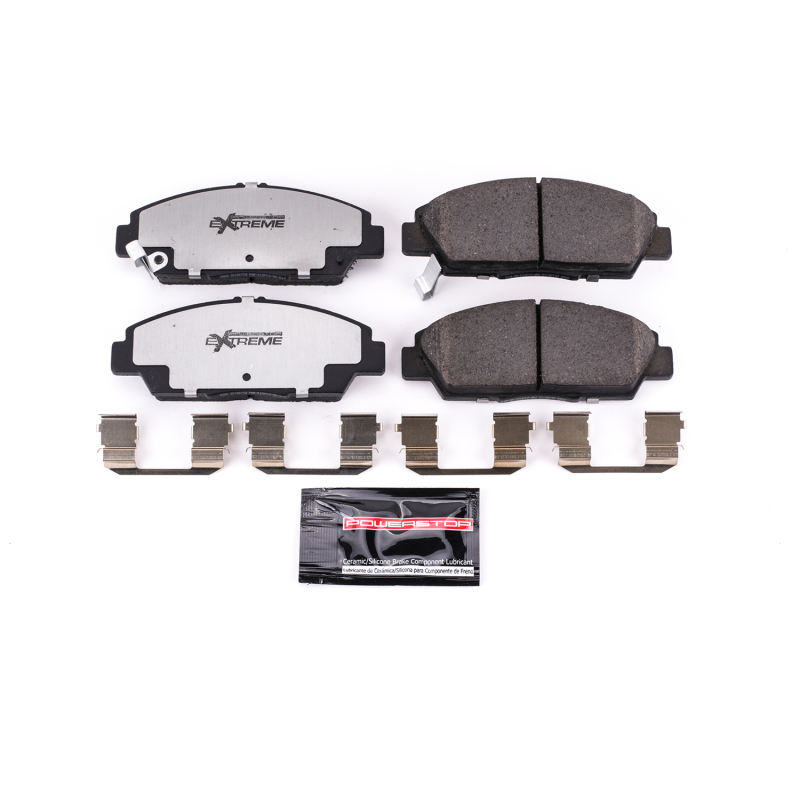 Power Stop 92-96 Honda Prelude Front Z26 Extreme Street Brake Pads w/Hardware thumbnail 2