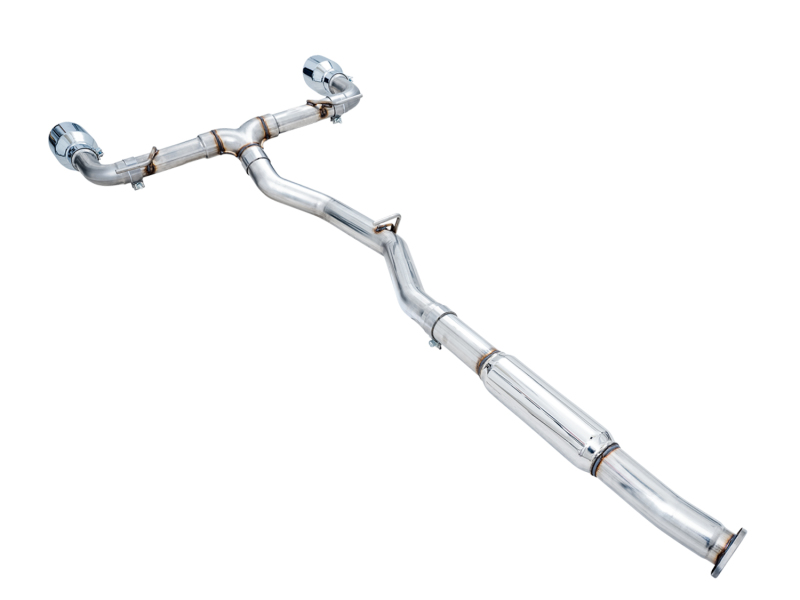 AWE Tuning Subaru BRZ/ Toyota GR86/ Toyota 86 Track Edition Cat-Back Exhaust- Chrome Silver Tips