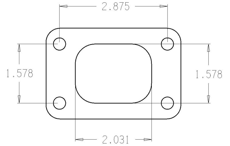 Cometic Turbo FLG T25 Garrett Turbine Inlet Exhaust Gasket thumbnail 7