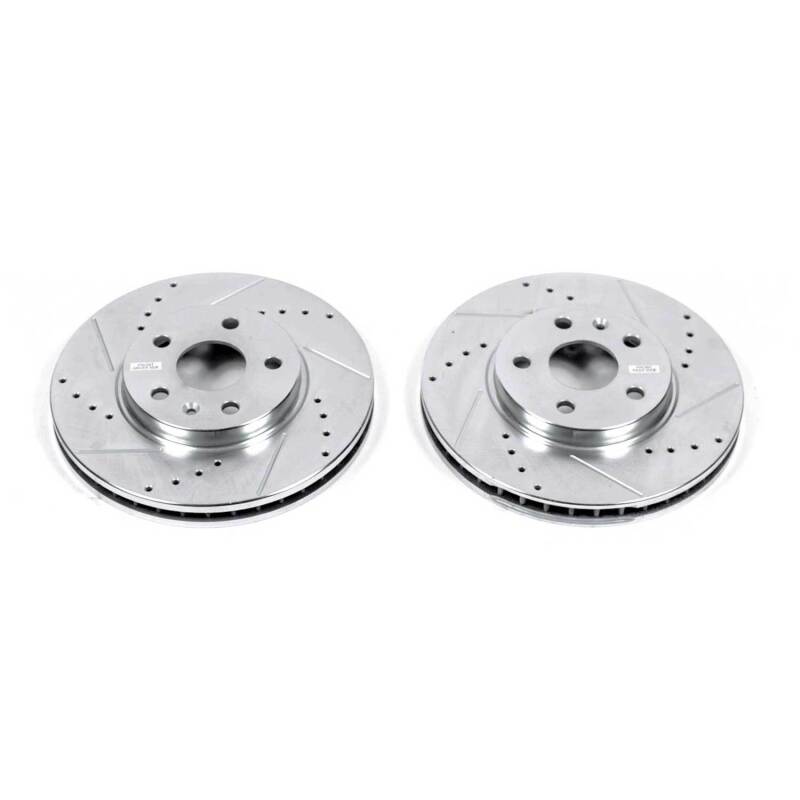 Power Stop 08-14 Cadillac CTS Front Evolution Drilled & Slotted Rotors - Pair thumbnail 2
