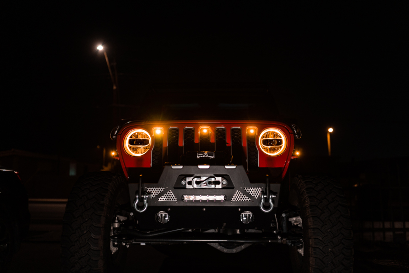 2018+ Jeep JL Grill Amber Marker Lights - Image 23