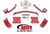 BMR 79-04 Fox Mustang Torque Box Reinforcement Plate Kit(TBR005R And TBR003R) - Red thumbnail 3