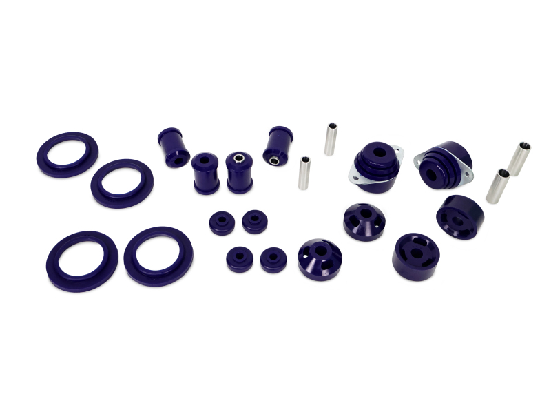 SuperPro 67-76 Triumph TR5/250/6 Rear Suspension Kit SS Hardware