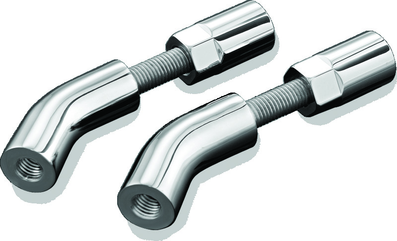 Kuryakyn Mirror Stem Extenders 1444 Extenders, Steel, Chrome Plated, Pair thumbnail 5