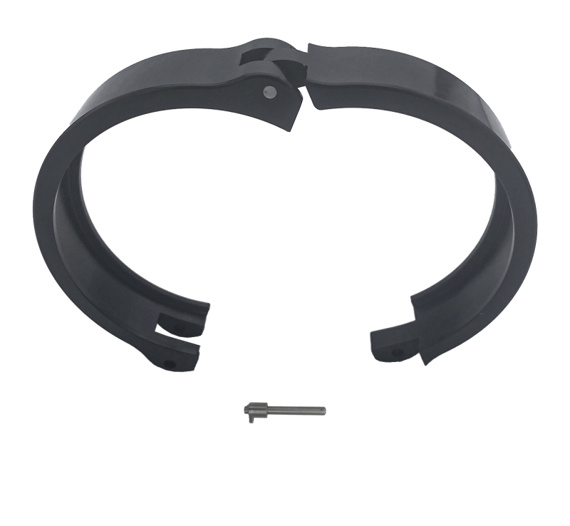Granatelli 4.0in Dual Seal Clamshell Clamp - Aluminum Black thumbnail 9