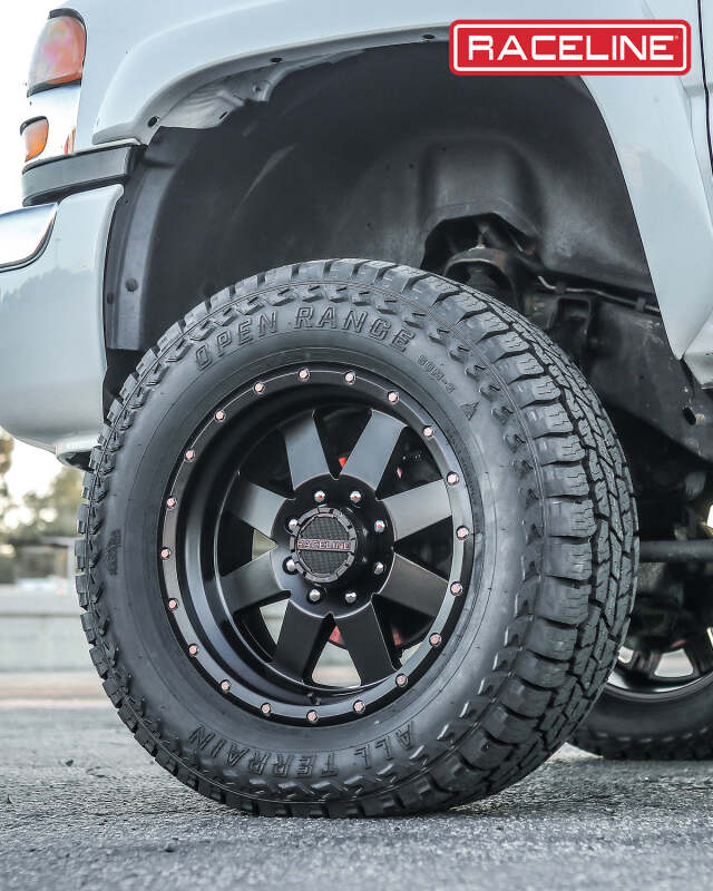 Raceline 935B Defender 18x9in / 8x170 BP / 18mm Offset / 130.81mm Bore - Satin Black Wheel thumbnail 8