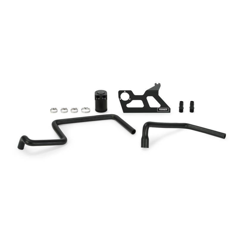 Mishimoto 07-11 Jeep Wrangler JK Baffled Oil Catch Can - Black thumbnail 2
